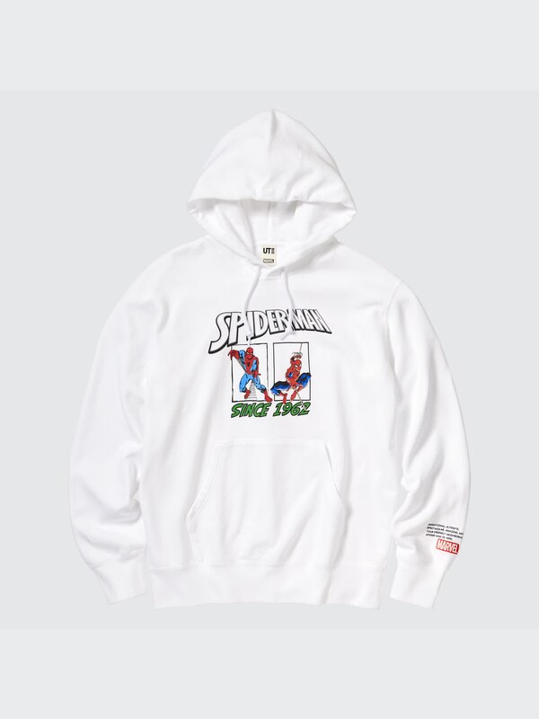 Spider-Man 60th Anniversary Amazing Years Long-Sleeve Sweat Pullover Hoodie