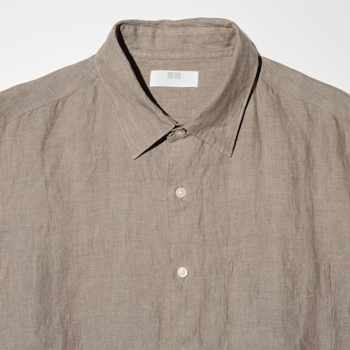 Pure French Linen Long Sleeve Shirt - White