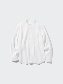 100% Premium Linen Shirt (Grandad Collar)