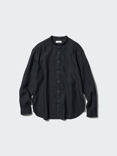 100% Premium Linen Shirt (Grandad Collar)