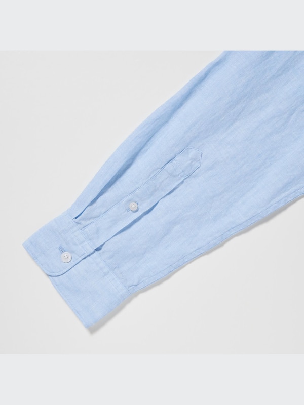 Camicia 100% Lino Premium Colletto alla Coreana