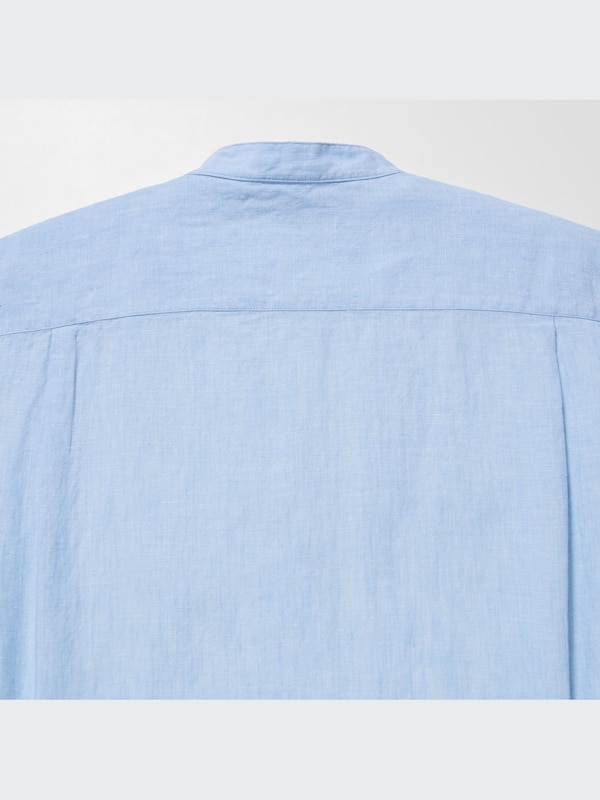 Camicia 100% Lino Premium Colletto alla Coreana