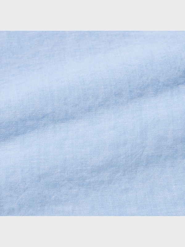 Premium Linen Stand Collar Long-Sleeve Shirt