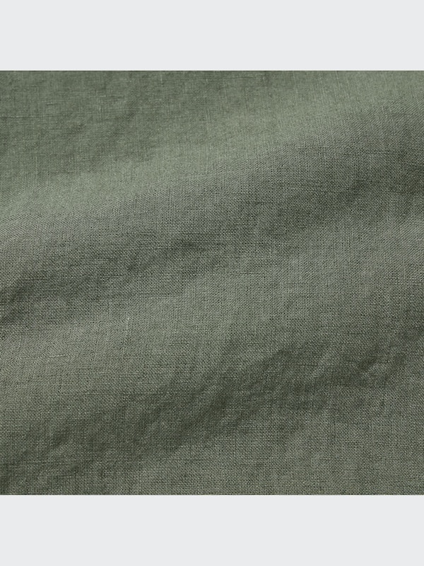 Premium Linen Stand Collar Long-Sleeve Shirt