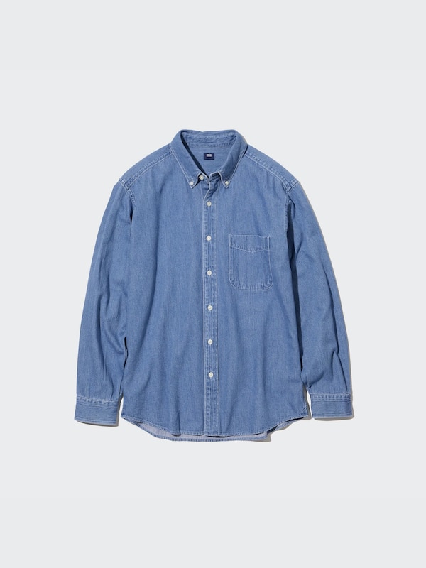 Denim Long-Sleeve Shirt
