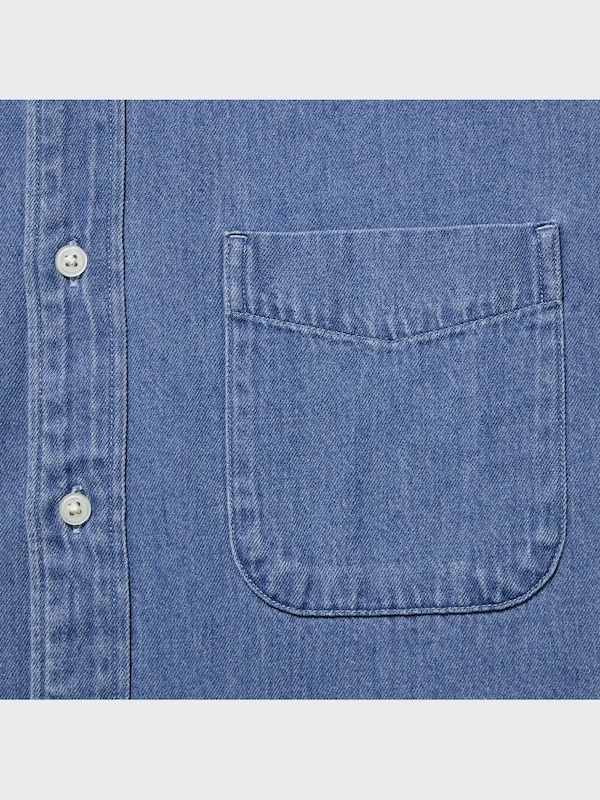 Denim Long-Sleeve Shirt