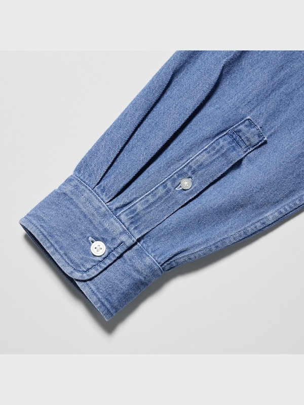 Denim Long-Sleeve Shirt