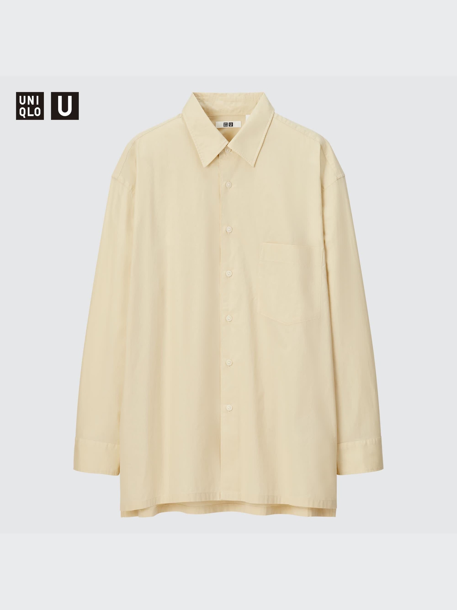 Men's UNIQLO U OVERSIZED LONG SLEEVE SHIRT | UNIQLO CA
