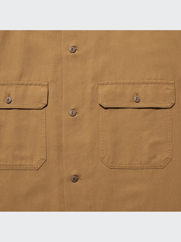 U Oversized Work Short-Sleeve Shirt
