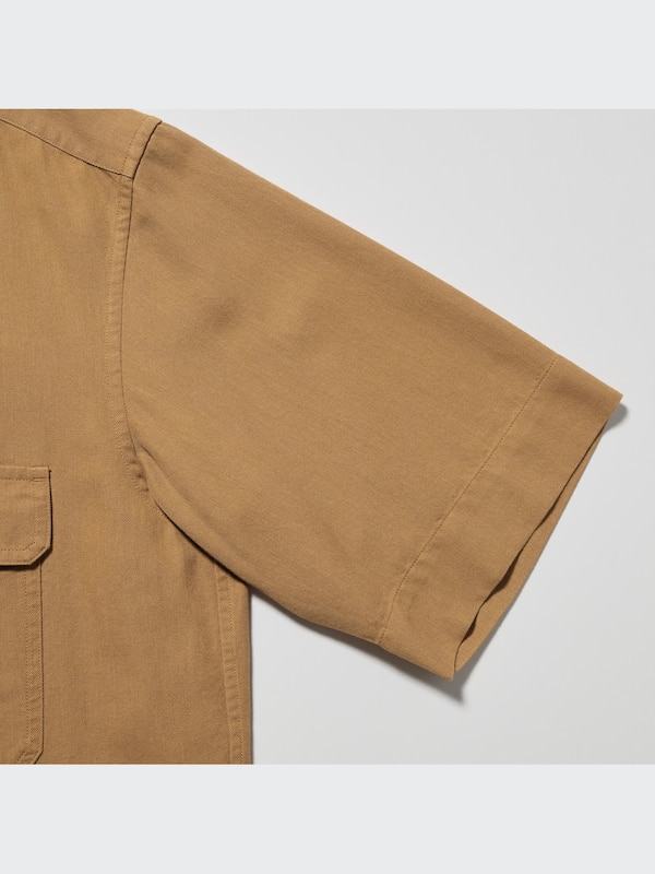 U Oversized Work Short-Sleeve Shirt