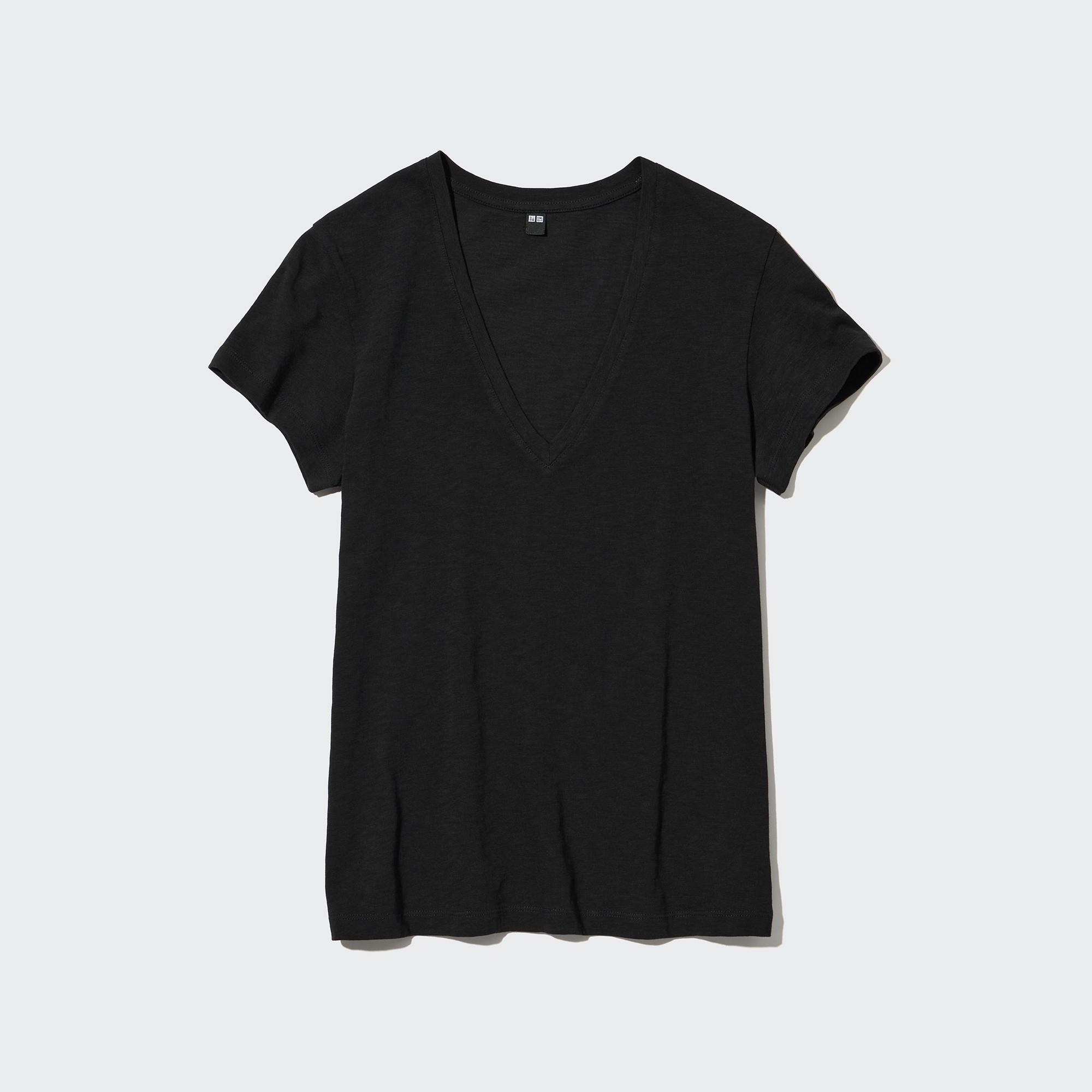 JMS Cotton Jersey V-Neck Short Sleeve T-Shirt - 2 Zambia
