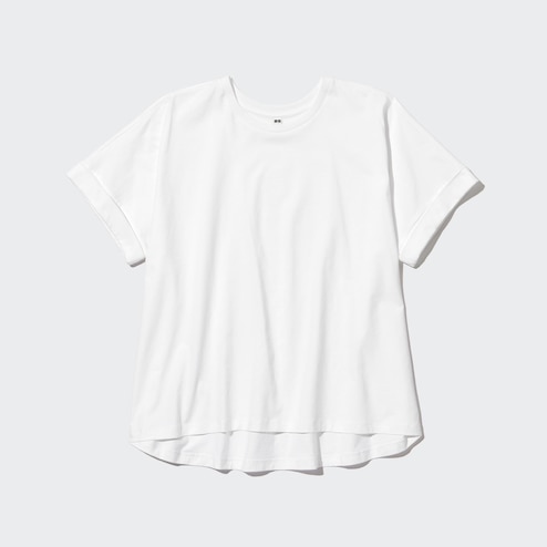 Womens White Oversized Short Sleeve T-Shirt