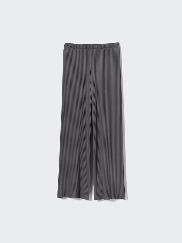 PANTALON DROIT À PLIS