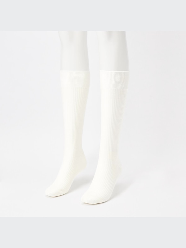 HEATTECH Knee-High Socks (2 Pairs) (Mame Kurogouchi)