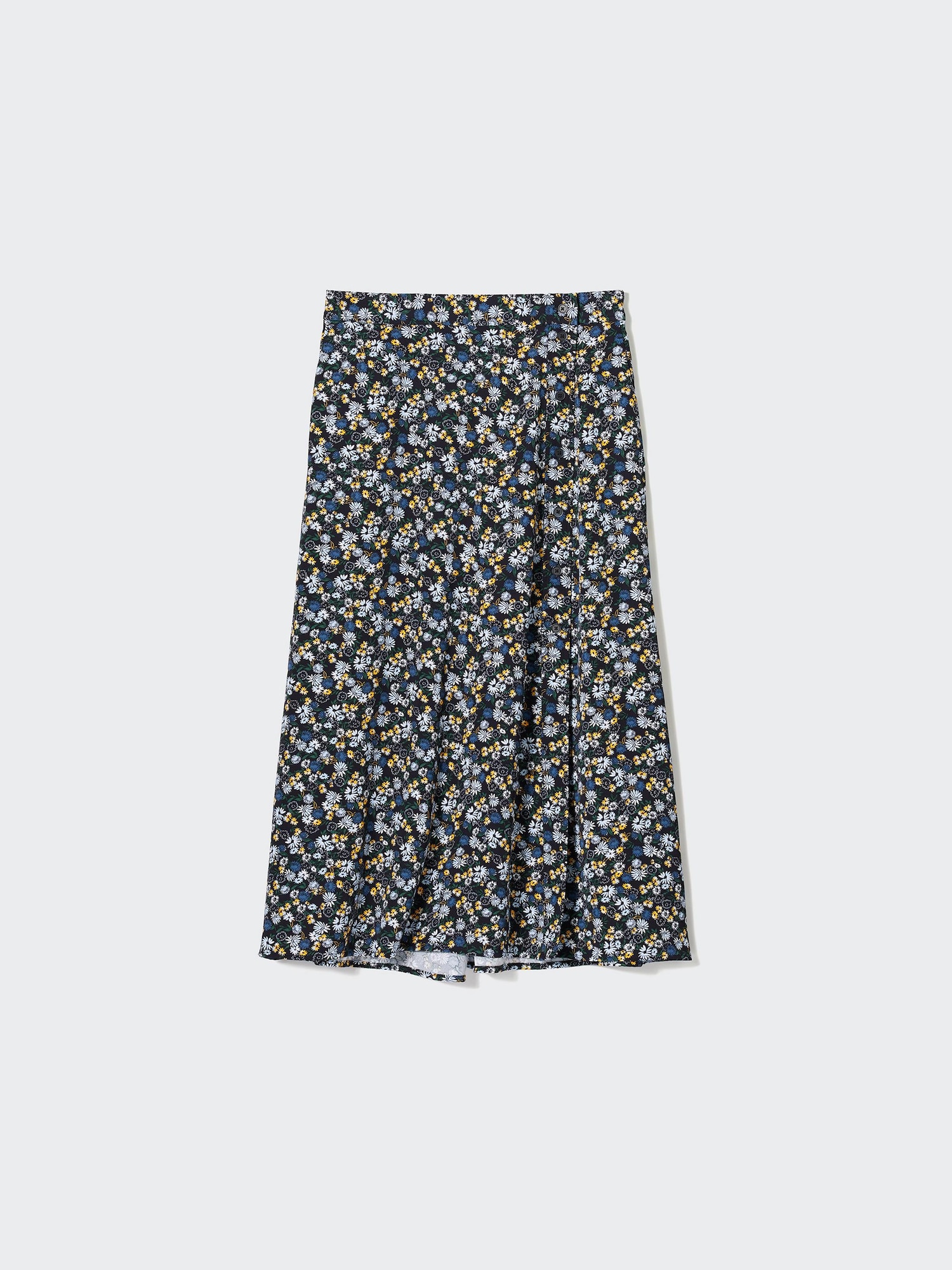 Printed Slit Midi Skirt - thumbnail 7