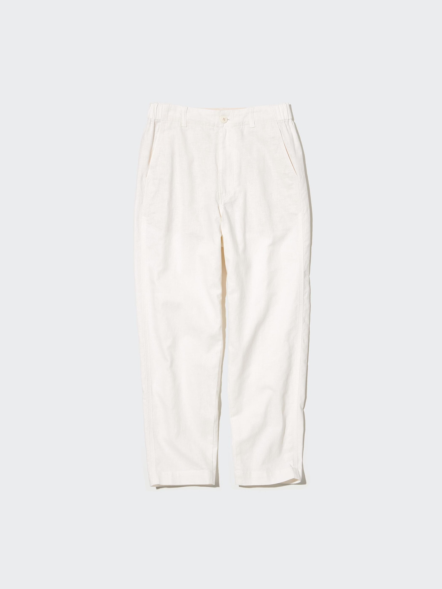 Linen Cotton Tapered Pants