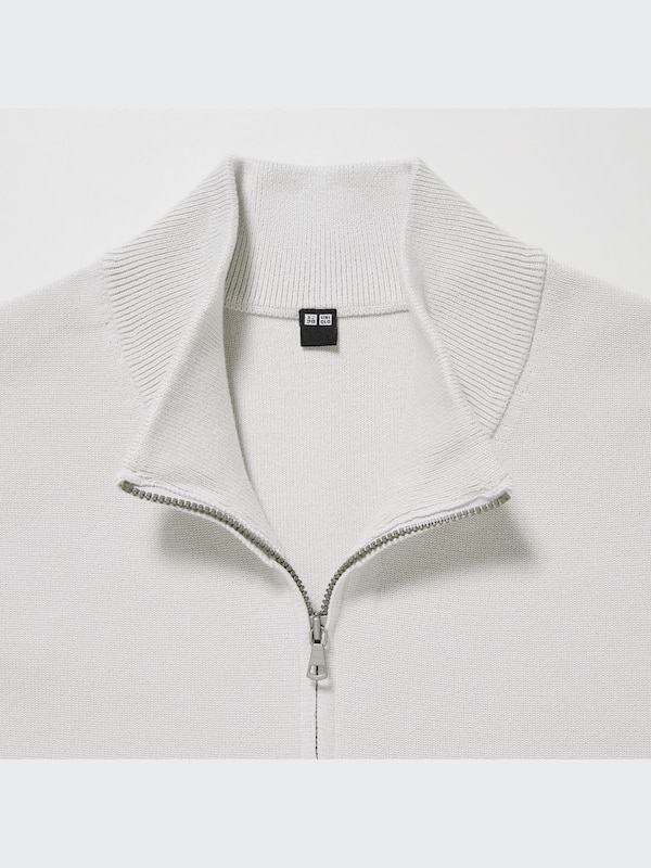 Washable Milano Ribbed Half-Zip Sweater