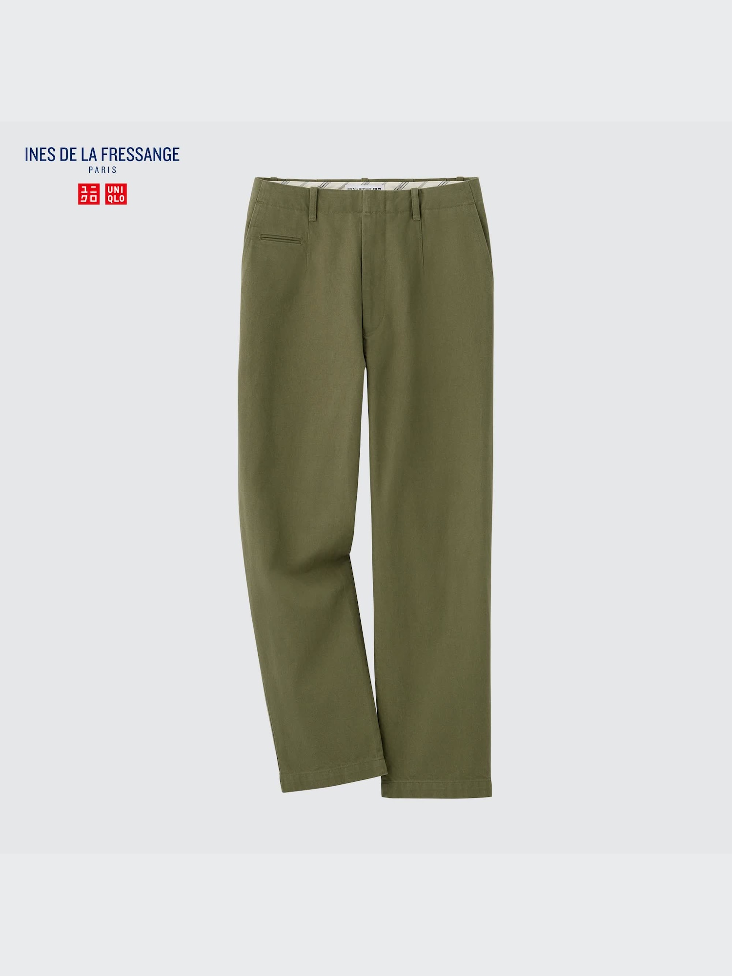 Cotton Chino Pants (Ines de la Fressange) | UNIQLO US