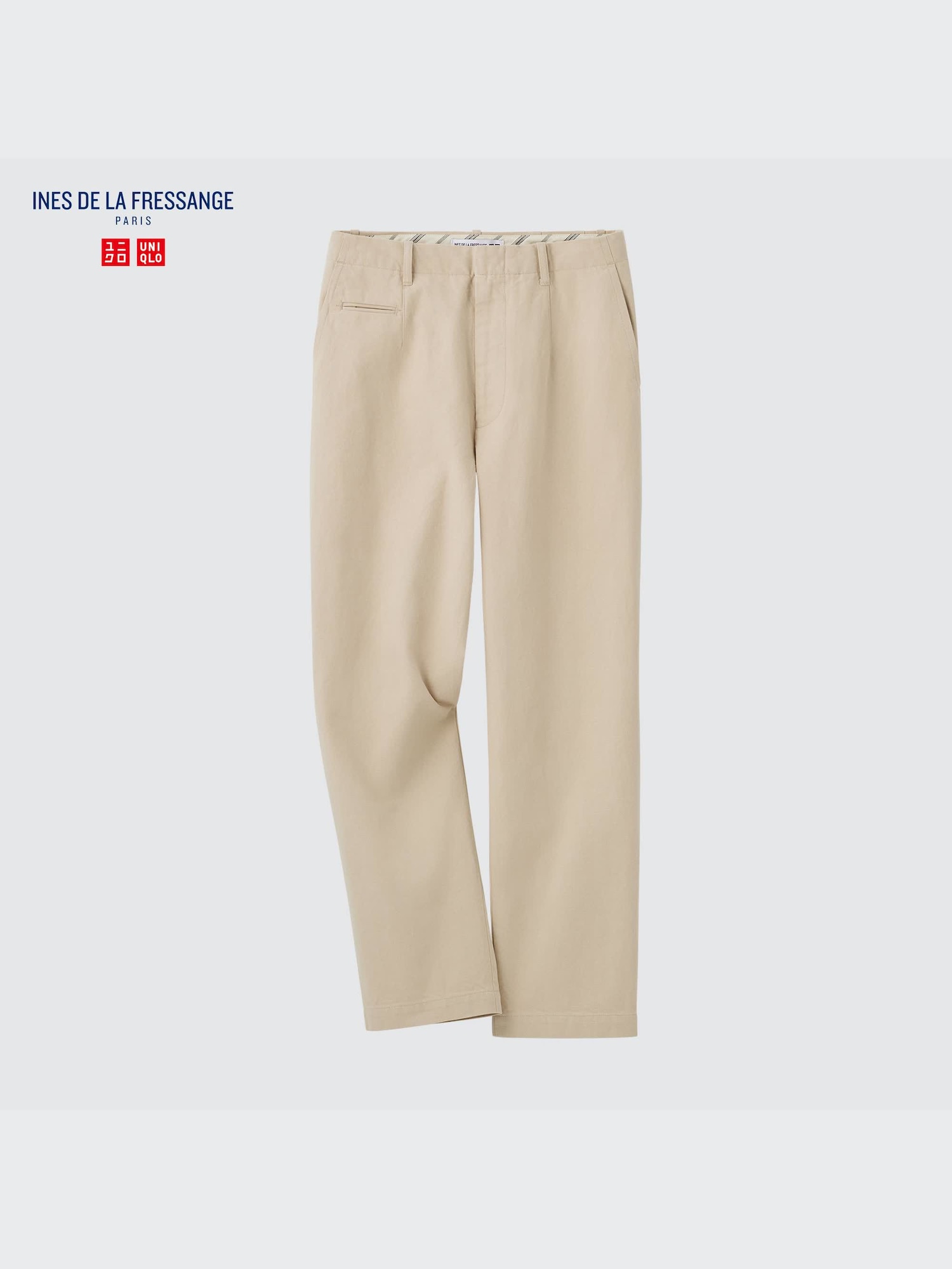 Cotton Chino Pants (Ines de la Fressange) | UNIQLO US