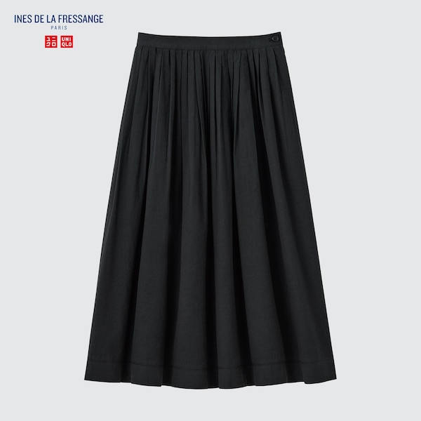 Linen Cotton Gather Skirt (Ines de la Fressange) | UNIQLO US