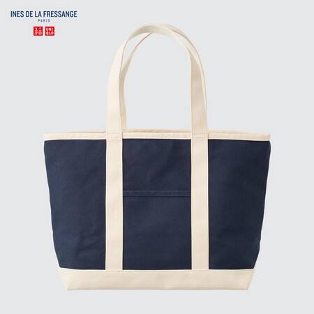 Ines de la Fressange Canvas Tote Bag