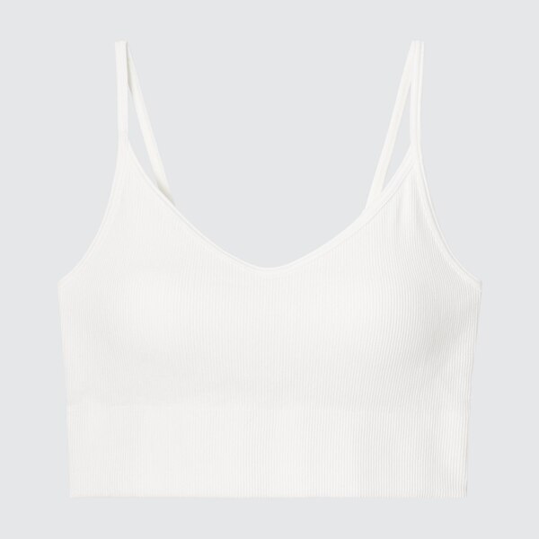 Seamless Half Camisole Bra Top | UNIQLO US