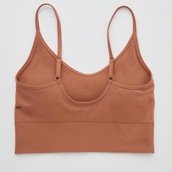 Seamless Half Camisole Bra Top | UNIQLO US