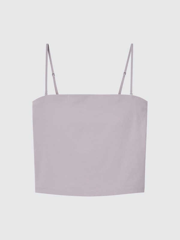AIRism COTTON CROPPED BRA TUBE TOP