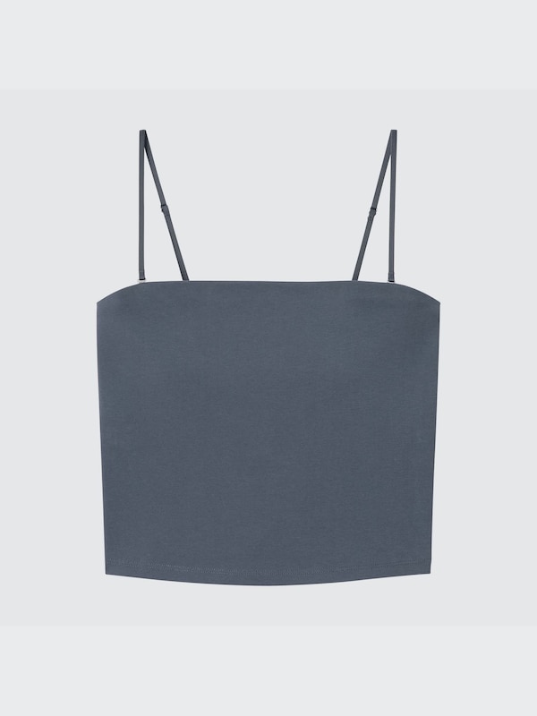 AIRism COTTON CROPPED BRA TUBE TOP