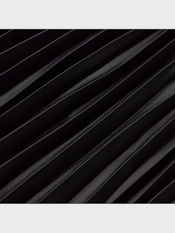 Satin Pleated Skirt