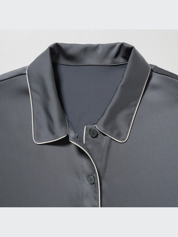 Satin Short Sleeved Pyjamas