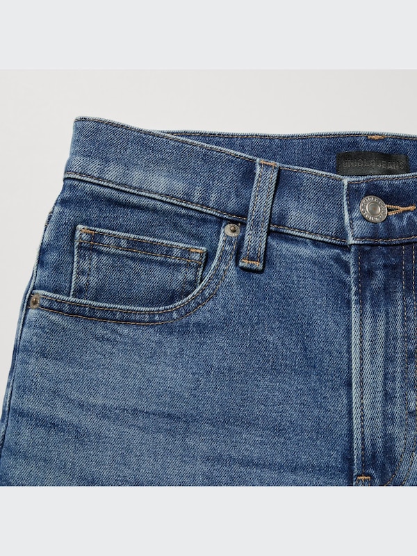 Slim Fit Straight Ankle Jeans