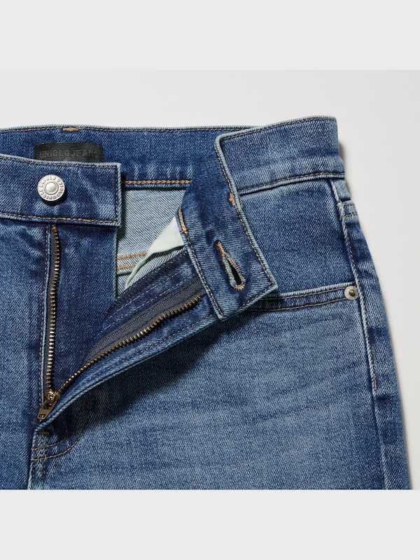 Slim Fit Straight Ankle Jeans