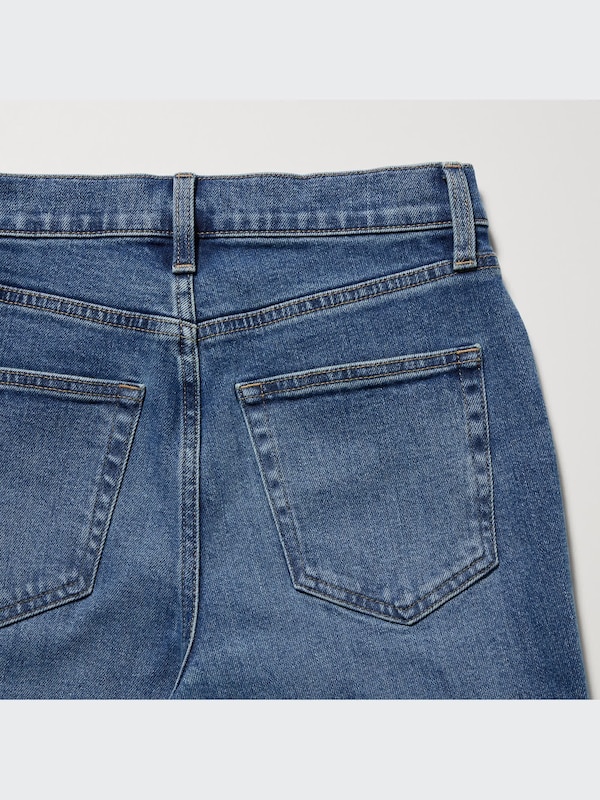 Slim Fit Straight Ankle Jeans