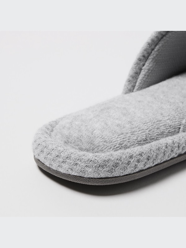 Open Toe Waffle Room Shoes (Rubber Sole)