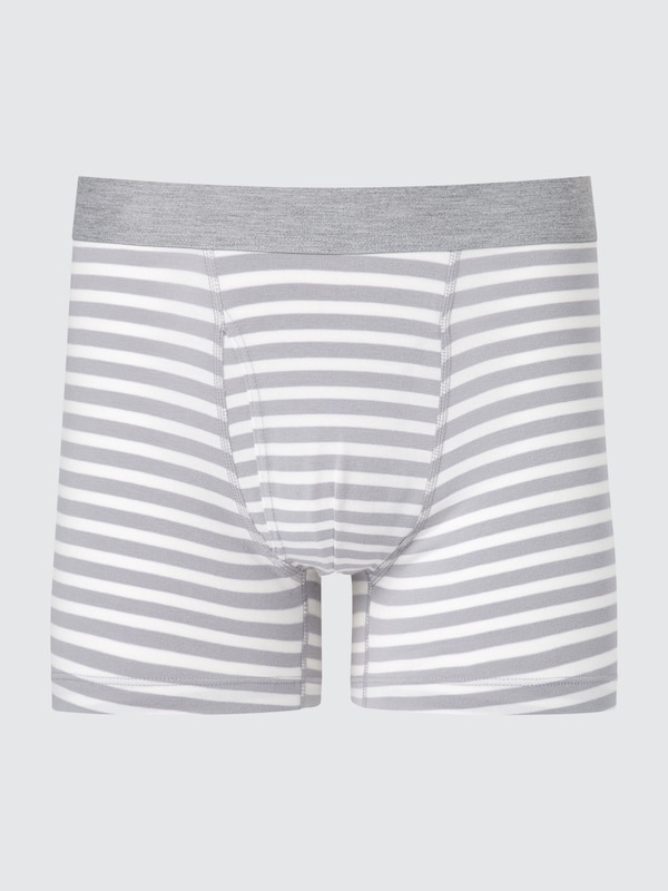 Cotton Striped Boxer Briefs