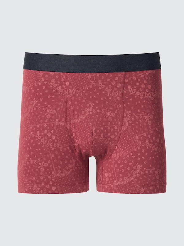 Men's COTTON PATCHWORK BOXER BRIEFS | UNIQLO CA