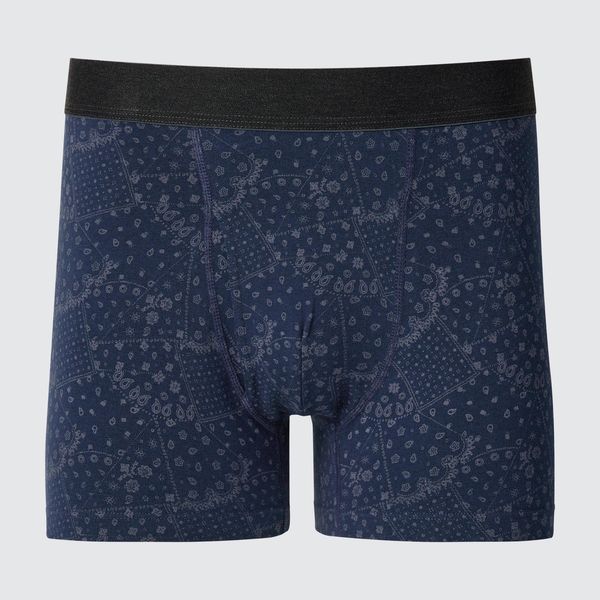 COTTON PATCHWORK BOXER BRIEFS