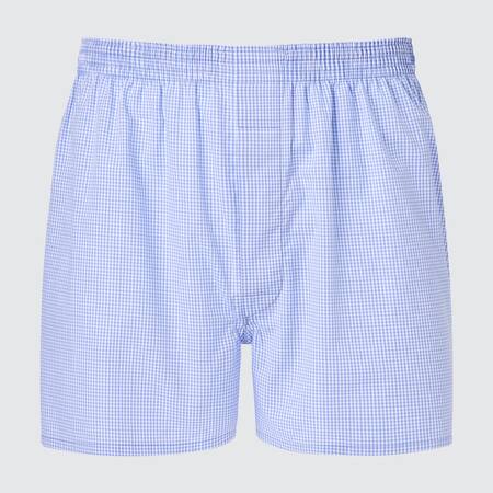 Woven Gingham Checked Boxer Shorts