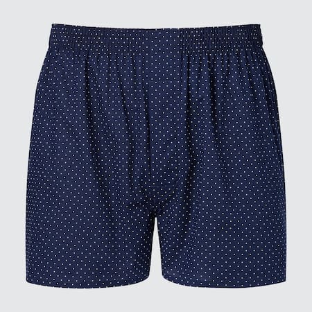 Woven Dotted Boxer Shorts