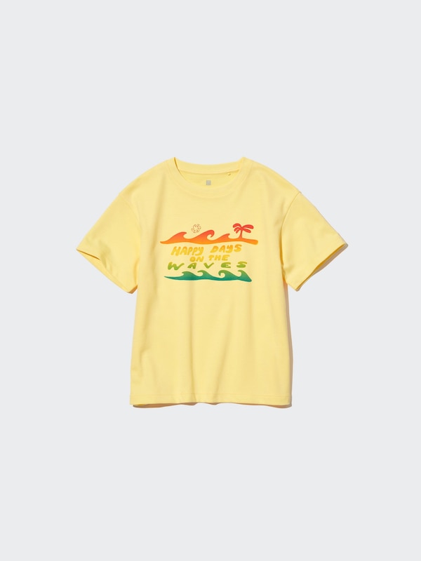 AIRism COTTON GRAPHIC SHORT SLEEVE T-SHIRT