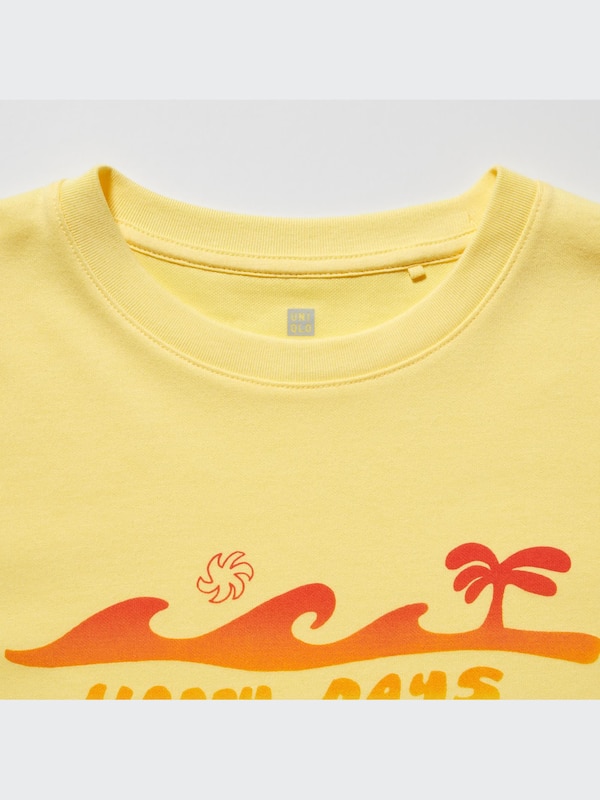 AIRism COTTON GRAPHIC SHORT SLEEVE T-SHIRT