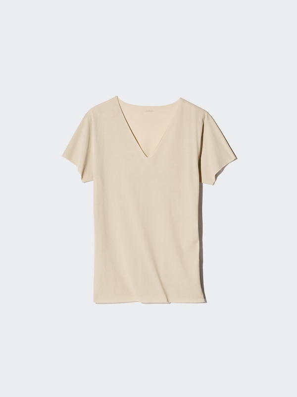 AIRISM ANTI ODOR MESH V NECK T-SHIRT