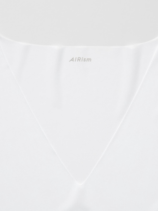 AIRISM ANTI ODOR MESH V NECK T-SHIRT