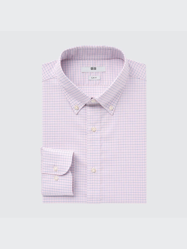 Easy Care Stretch Slim-Fit Shirt | Checked