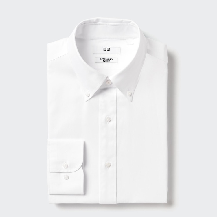 Men's White Button Down & Dress Shirts