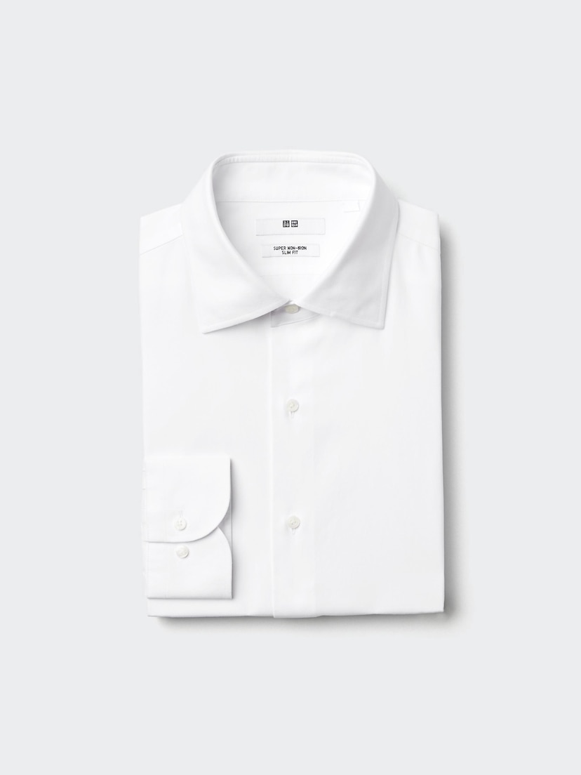 Super Non-Iron Slim Shirt | Spread Collar_00