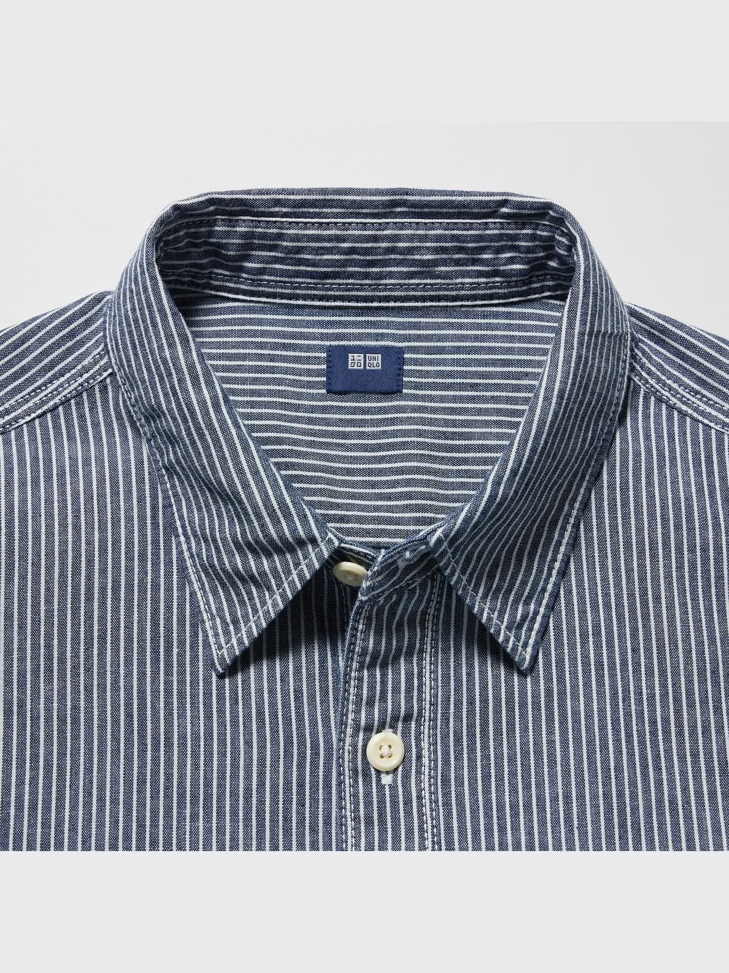 Hickory Work Long-Sleeve Shirt | UNIQLO US Hickory Work Long-Sleeve Shirt | UNIQLO US