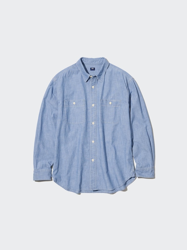 CHAMBRAY WORK LONG SLEEVE SHIRT