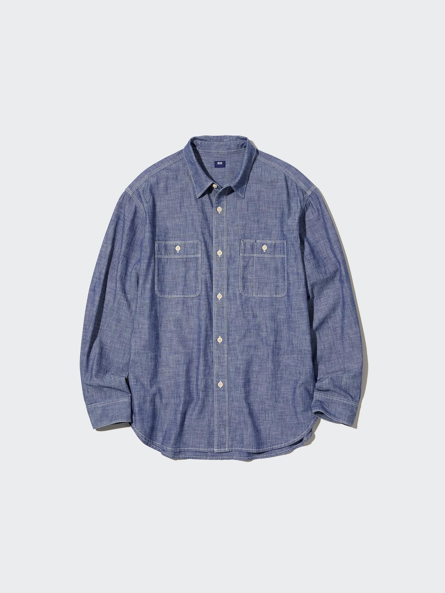 Chambray Work Long-Sleeve Shirt | UNIQLO US